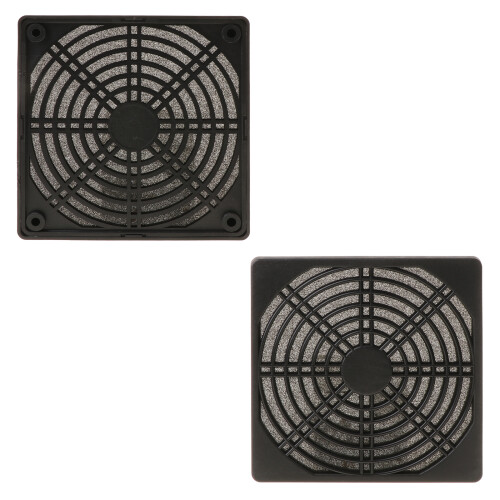 1Pcs Dustproof 120mm for Case Fan Dust Filter Guard Grill-Black 2