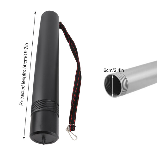 Telescopic Archery Arrow Case Tube 93cm Adjustable Strap Storage 1