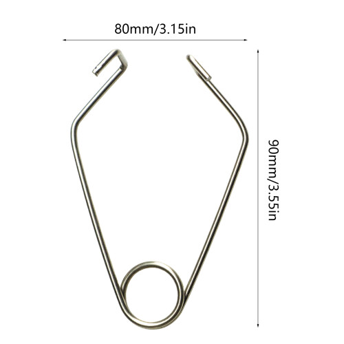 2pcs Versatile & Convenient Stainless Steel Fixing Clip 1