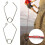 2pcs Versatile & Convenient Stainless Steel Fixing Clip 3