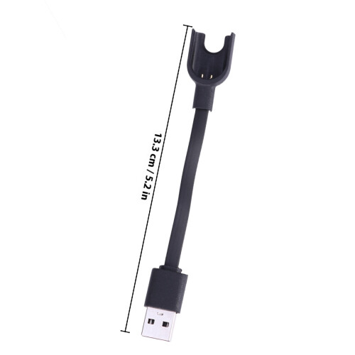 Cable De Carga Usb Para 3 Pulsera Negro 2