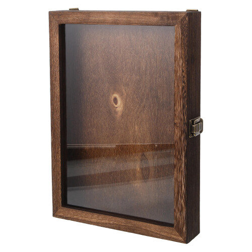 Caja De Exhibición De Muestras De Madera