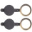 2 Pezzi Copertura Spioncino In Per Privacy Appartamenti 6