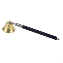 Extendable candle fire extinguisher with stainless steel handle candle snuffer designed for safe extinguishing of candles without wax spill