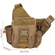 Wasserdichte Outdoor-Gürteltasche für Reisen, Camping, Angeln – Braun