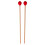 2St Marimba Stokjes Rood Beukenhout Nylon Voor Percussie 1