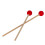 2St Marimba Stokjes Rood Beukenhout Nylon Voor Percussie 9