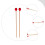 2St Marimba Stokjes Rood Beukenhout Nylon Voor Percussie 11