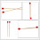 2St Marimba Stokjes Rood Beukenhout Nylon Voor Percussie 10
