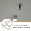 2 RVS Fire Sprinkler Covers Universele Bescherming Voor Plafond 8
