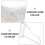 Donna Camicia Colletto Finto in Bianco 8