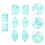 Set Per Criseto In Con Connettore 6