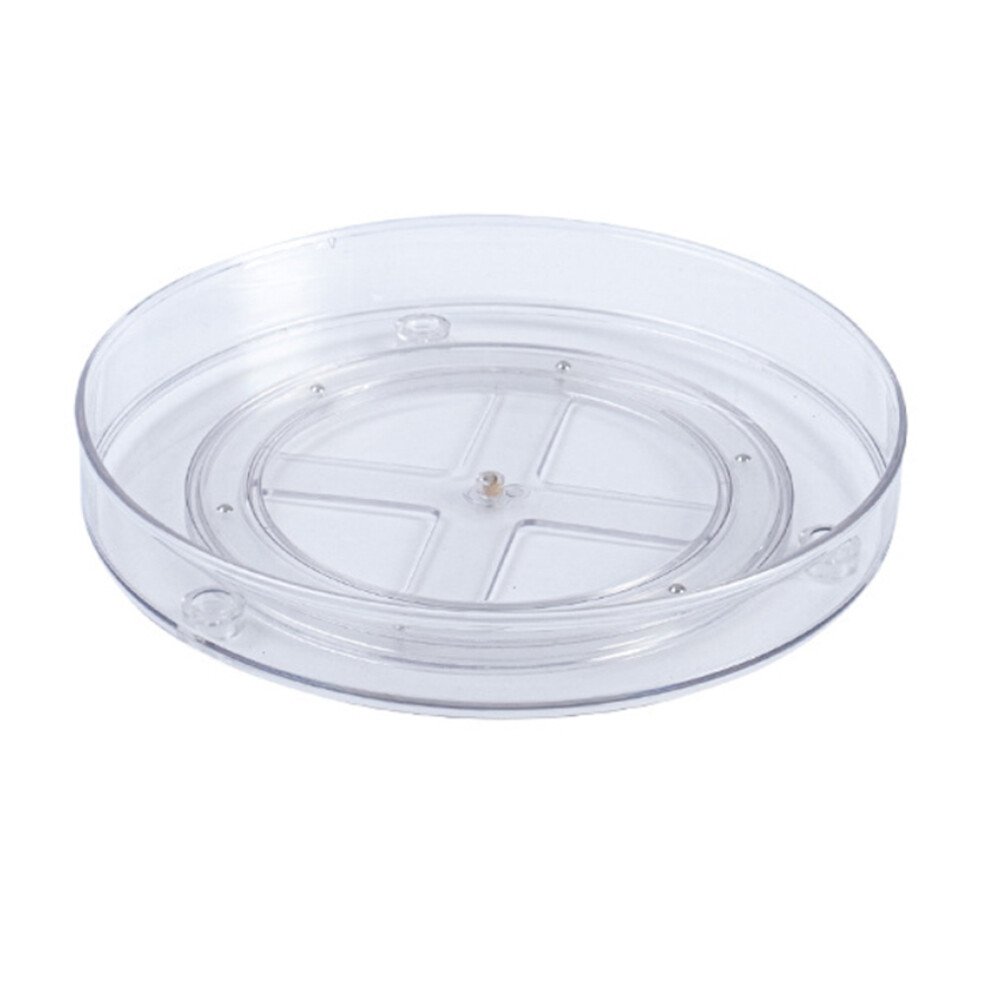 Innovative Clear Plastic Multi-Layer Movable Lazy Susan Turntable, Rotating Organizer with Visible Clear Design for Kitchen, Bathroom Home Organizatio-image-OPC-PN289PR-NEW