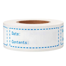 Versatile Usage Removable Freezer Labels, For Wide Usage Including Food, Bottle Labeling, Waterproof, Oil-Resistant Food Storage Stickers