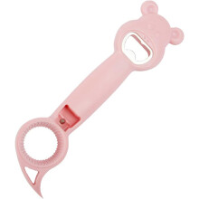 Bärenförmiger 4-in-1-Dosenöffner, ergonomischer Handöffner für Marmeladengläser, Weingläser, Dosen und Soßenflaschen, ideal für Menschen mit