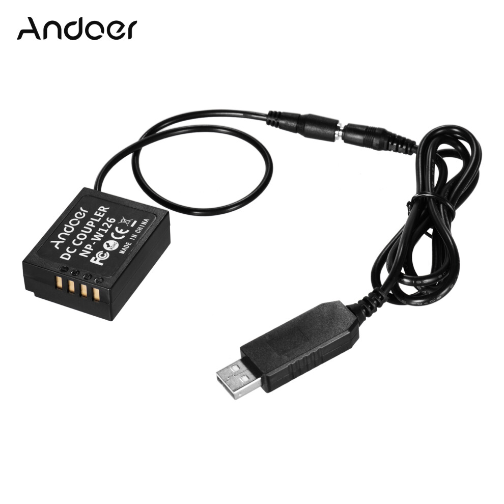 5V Usb Np-W126 Dummy Battery Adapter For Fuji Cameras, 8V Output 4621362363693
