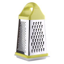Ruimtebesparende rasp met ergonomische handgreep voor in de keuken, antislipvoet, vaatwasbestendig, precisierasp voor wortelen, aardappelen,