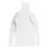 Herren Weißer Hochkragenpullover 2XL Polyester Langarm Freizeitshirt 9