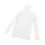Herren Weißer Hochkragenpullover 2XL Polyester Langarm Freizeitshirt 15