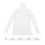 Herren Weißer Hochkragenpullover 2XL Polyester Langarm Freizeitshirt 2