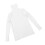 Herren Weißer Hochkragenpullover 2XL Polyester Langarm Freizeitshirt 13