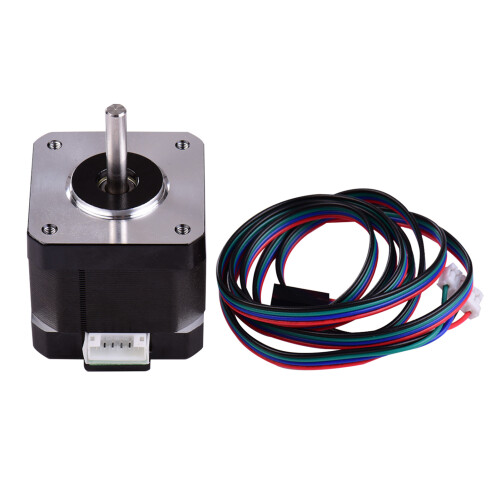 Precision 42 Stepper Motor 2 Phase 0.9 Step Angle Low Noise 17HS4401S for CNC 2