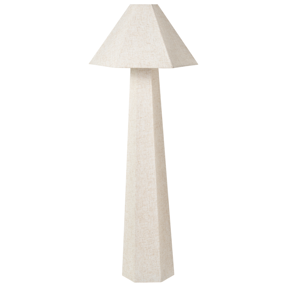 Floor Lamp DEMBI Faux Linen Light Beige-image-OPC-PM7C5WM-NEW