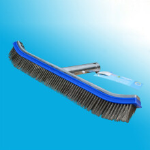 Heavy Duty Pool Brush 10-18 In, Blue, Wall & Tile Cleaner for Pools