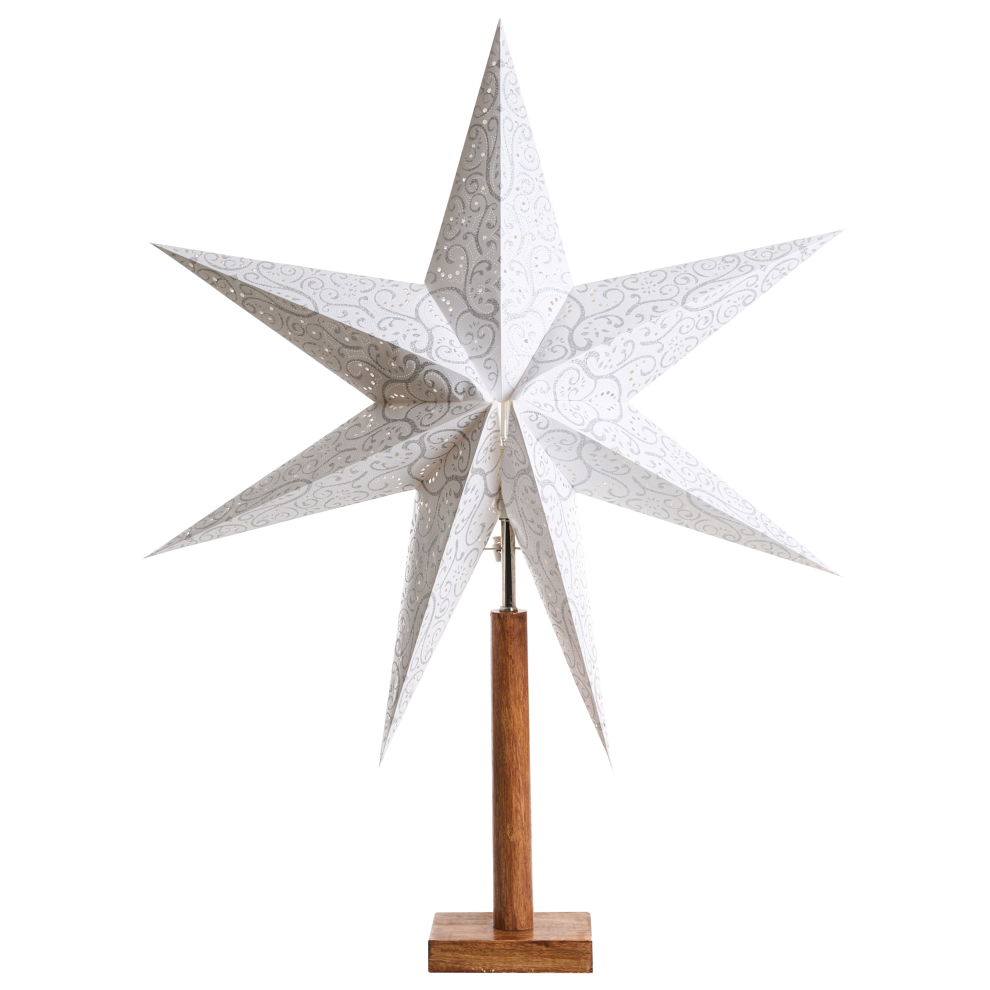 Christmas Decoration Table Lamp MANA Star 72 cm Silver-image-OPC-PN28CSQ-NEW