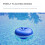Floating Pool Chlorine Dispenser 5 Inch, Blue & White, Adjustable, Durable 6