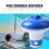 Floating Pool Chlorine Dispenser 5 Inch, Blue & White, Adjustable, Durable 2