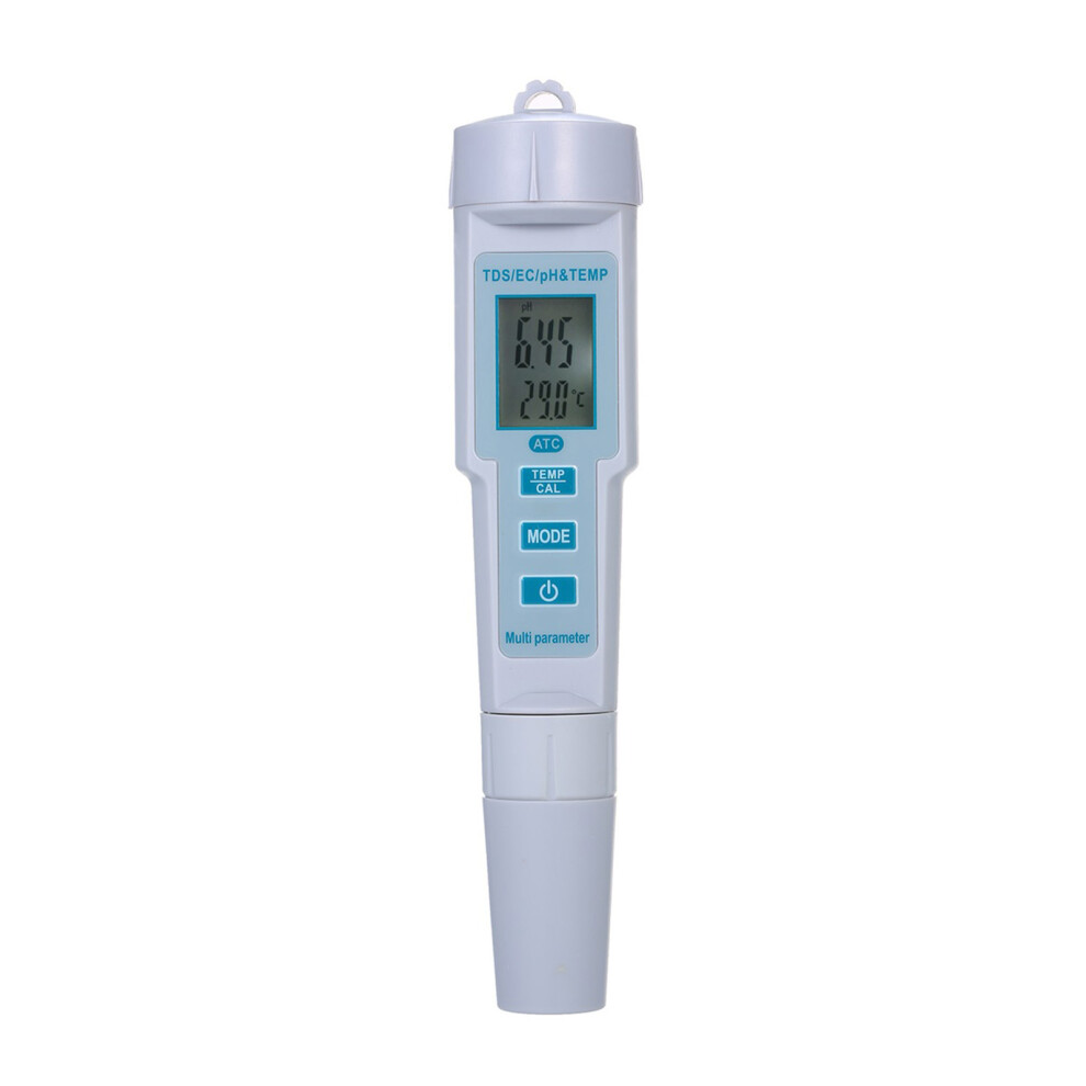 4-in-1 Waterproof pH/EC/TDS/Temperature Meter IP55, White PH-686-image-OPC-PN28D2V-NEW