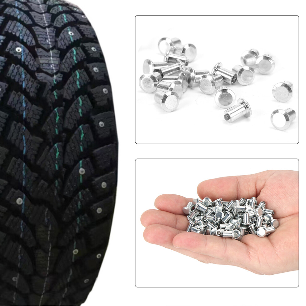 Premium Wheel Tire Study Screws 100Pcs 8X10mm Anti Slip Nails For Car Atv Utv 4971362367819