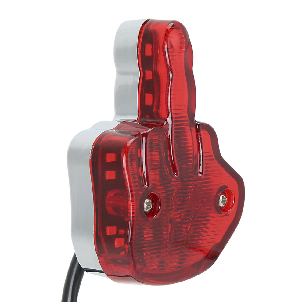 12V Led Tail Middle Finger Design With Integrated Brake Light 9331362368042