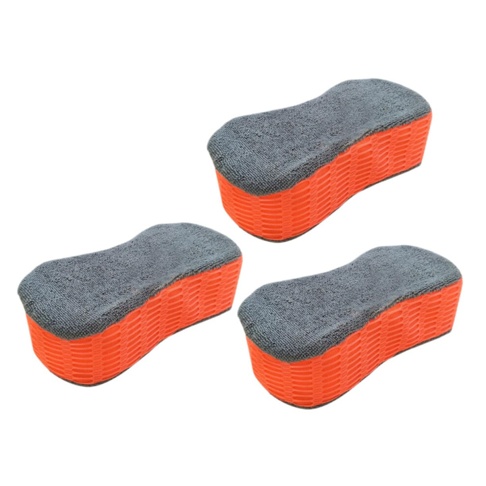 3Pcs Extra Thick Large Mesh Sponges Car Wash And Bathroom Cleaning Sponge Multipurpose Scrub For Kitchen Bike Boat And Water Games 9323874021775