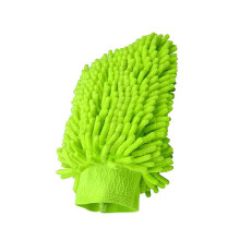 Solução ecológica para cuidados com o carro, luva de microfibra de chenille que não risca, perfeita para uma limpeza extra macia, aproveite os
