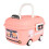 Stackable Toy Box Organizers With Rolling Wheels For-pink small 1