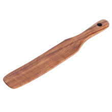 Spatula Adhmaid Téice Marthanach agus Sábháilte do Chistin Baile, Uirlis Chócaireachta Neamhghreamaitheach Adhmaid Spurtle le Láimhseáil