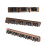Multipurpose Wood Wall Broom Organizers Vertical-Four clamps 4
