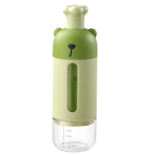 Spice Dispenser Press Mechanism Compact Kitchen-matcha green