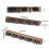 Multipurpose Wood Wall Broom Organizers Vertical-Four clamps 2