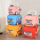 Toy Storage Container Featuring Rolling Wheels-Sky Blue small 2
