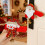 Holiday Themed Door Handle Protector Santa Claus Design Soft 6