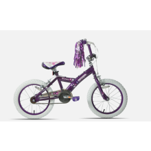 Professional Glamour 16" Wheel Kids Girls Bike Purple White Age 5+