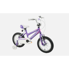 Ammaco Aura 14" Wheel Girls Kids BMX Bike Purple Stabilisers Age 4 Years +
