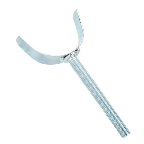 Iron U-Shape Pet Fence Accessory, Silver, 13.4x6.7cm