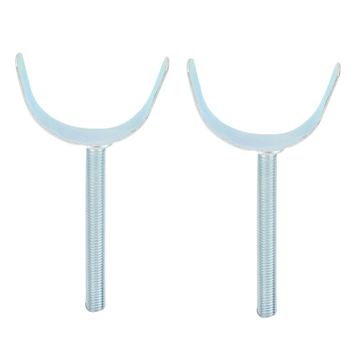 Iron U-Shape Pet Fence Accessory, Silver, 13.4x6.7cm 1