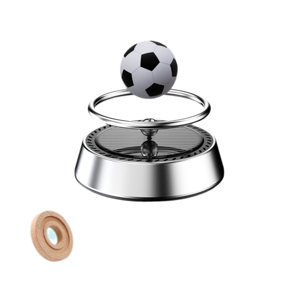 (soccer) Green Environmental Car Air Freshener Solar Charging Car Air Interior-image-OPC-PN28HGT-NEW