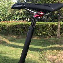 SPS-405 Aluminium Alloy 27MM Suspension Seat Post for Mountain Bike Black Red