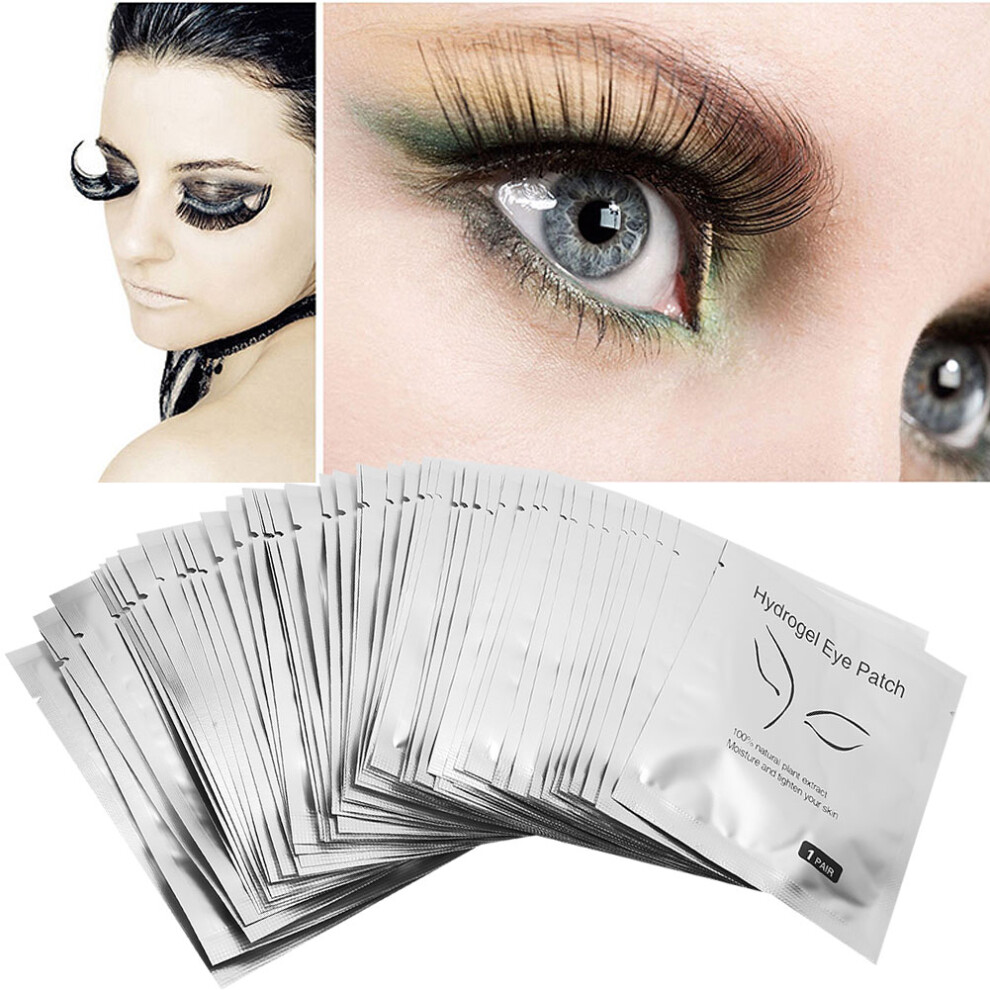 50 Pairs Eyelash Pads Moisturizing Grafting Eye Stickers for Lash Extensions